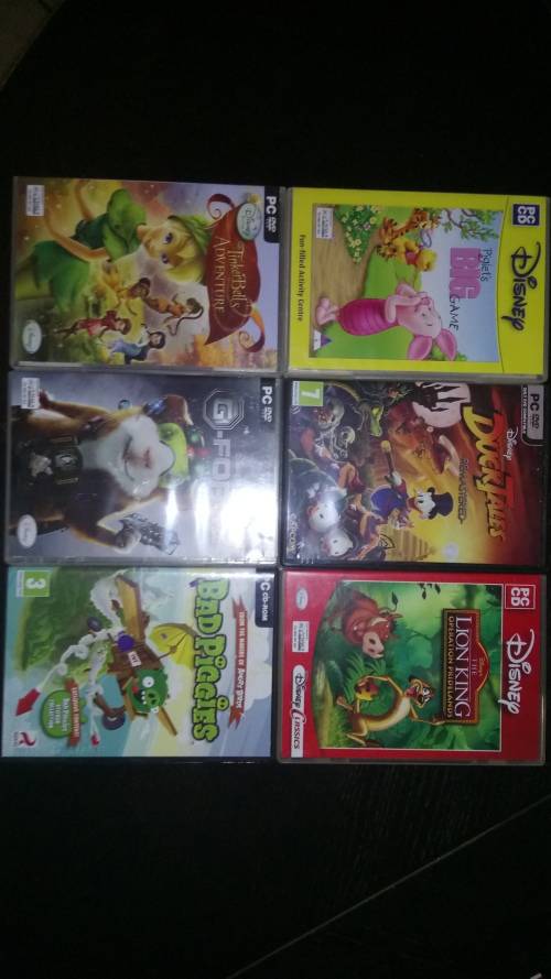 Kids and adult PC Games and controller